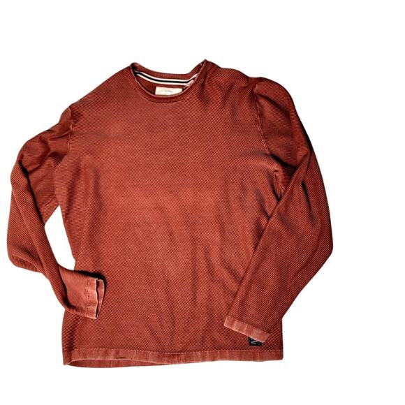 Weatherproof Vintage Terracotta Cotton Shirt XL Long Sleeve Rustic Casual Work - Picture 1 of 9